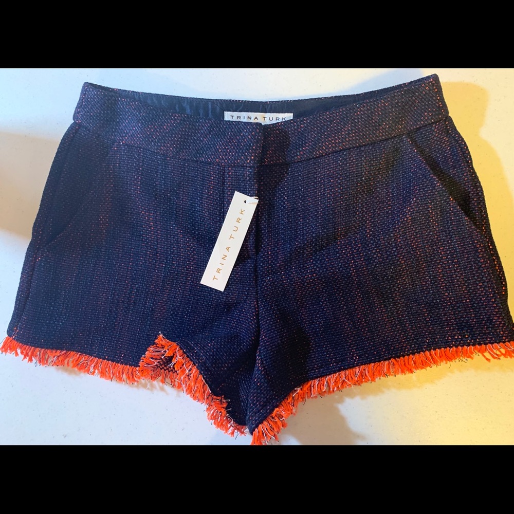 BNWT TRINA TURK TWEED SHORTS